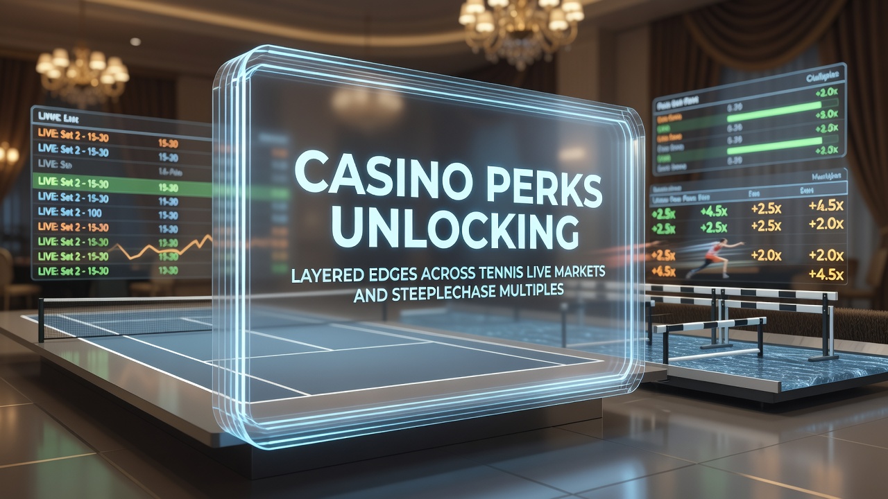 Casino rewards layered across tennis live betting and steeplechase multiples