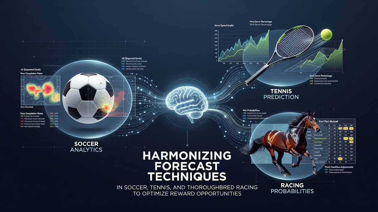 Overview of forecast integration across soccer, tennis, and thoroughbred racing events